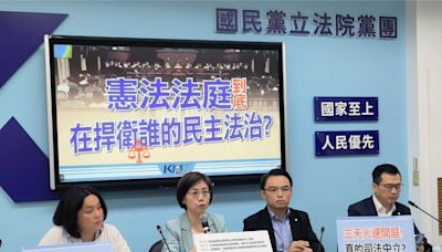 國民黨批憲法法庭只是過場 大法官「助拳」民進黨變圍毆場