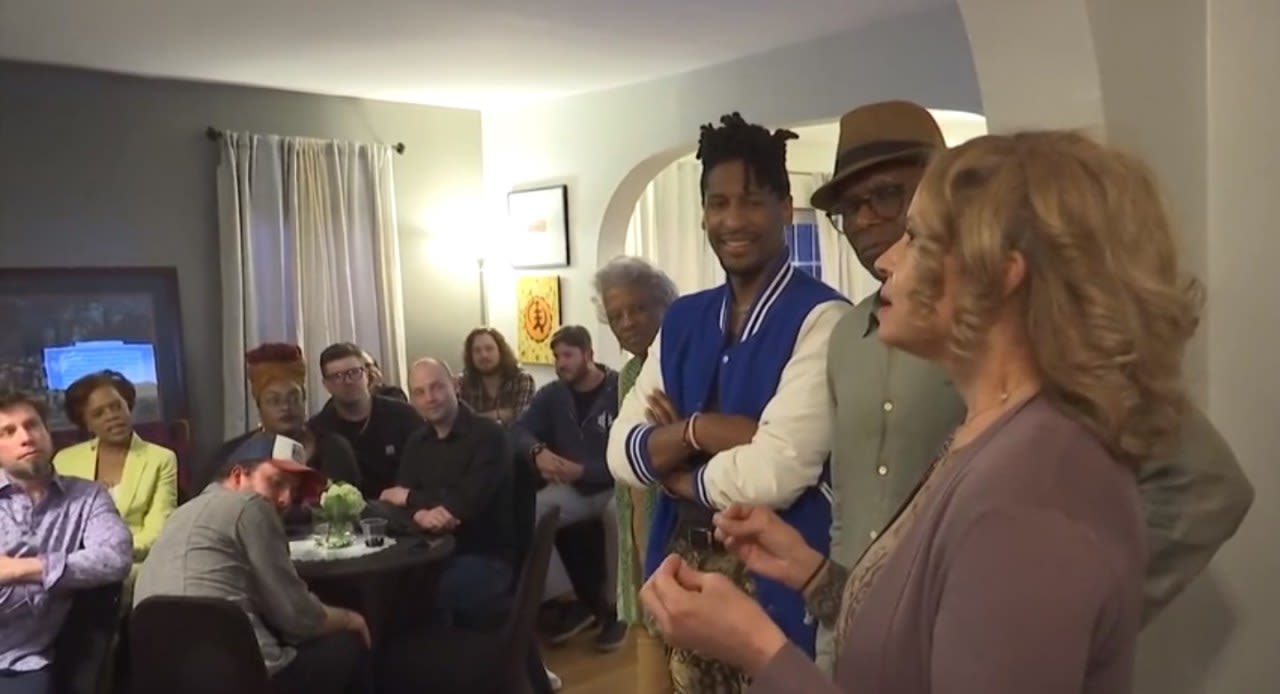 Pianist Jon Batiste attends ‘Sunday Suppah’ at historic Ballard House