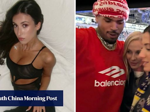 ‘Oops’: why is Bianca Censori’s sister Angelina hanging out with Chris Brown?