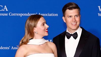 Scarlett Johansson Supports Husband Colin Jost at White House Correspondents’ Dinner 2024