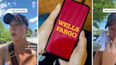 'I'm literally crying outside of Wells Fargo right now': Customer issues warning to people who bank with Wells Fargo