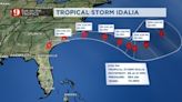 TIMELINE: Idalia weakens to a tropical storm as it moves over Georgia, the Carolinas