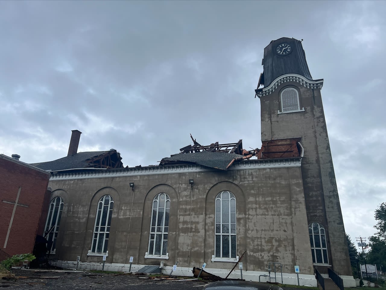 Rome NY in ruins after severe storm: Trees in homes, roofs ripped off churches