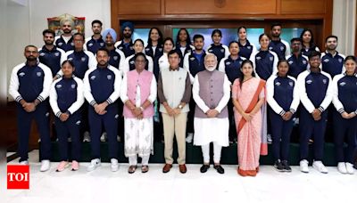 'I won't ask you to do anything in the middle of your events but...': PM Narendra Modi to Paris Olympics-bound athletes | Paris Olympics 2024 News - Times of India