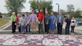 Artistic crosswalk 'creating a patchwork pathway' in Columbia Arts District