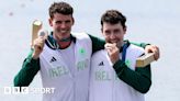 Paris 2024: Philip Doyle and Daire Lynch win Olympic bronze in double sculls