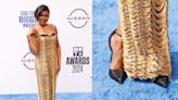 Taraji P. Henson Glitters in Betsey Johnson Pumps and Balmain Gown on the BET Awards 2024 Red Carpet