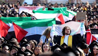 ‘This wouldn’t be Berkeley without a protest’: Cal commencement proceeds amid pro-Palestine student demonstration