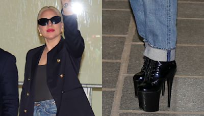 Lady Gaga Stands Tall in 8-Inch Stiletto Boots in Paris Ahead of the Olympics Opening Ceremony