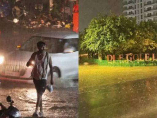 A Wadenesday: Intense spell of showers brings Gurgaon to its knees | Gurgaon News - Times of India