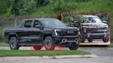 GMC Sierra EV AT4, Chevy Silverado EV Trail Boss caught in spy photos