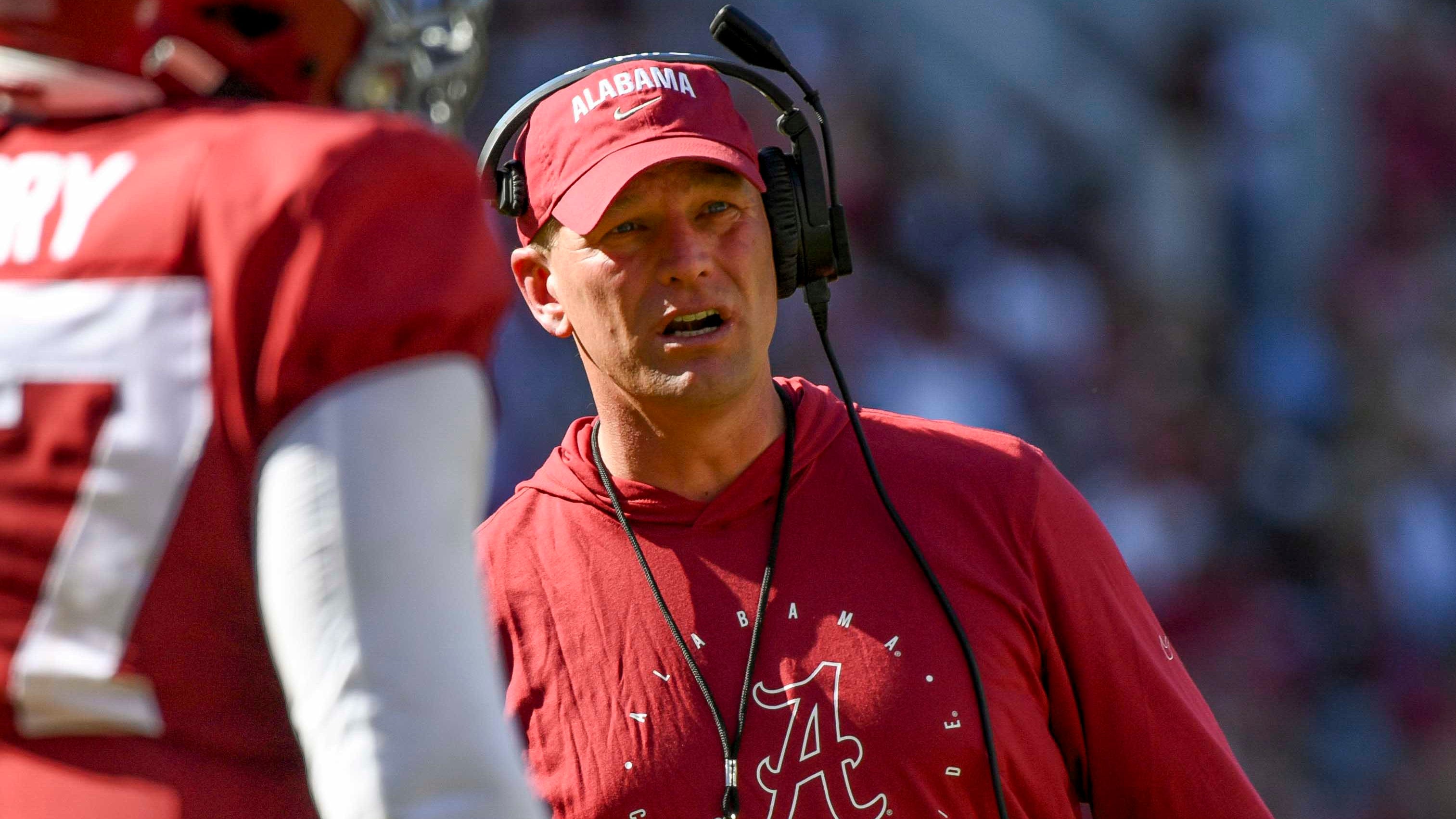 Alabama football coach Kalen DeBoer addresses uncertainty at center position