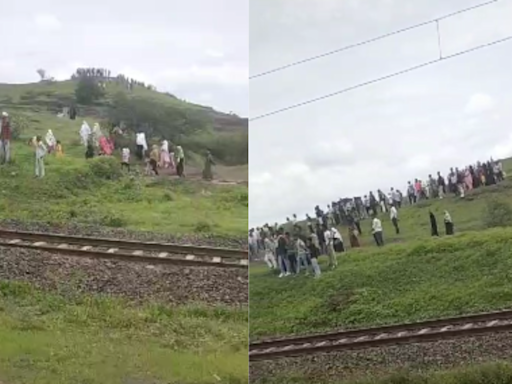 VIDEO: Stone Pelted On Passenger Train In Maharashtra's Jalgaon