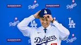 Shohei Ohtani, a one-man global spectacle, introduced as a Dodger