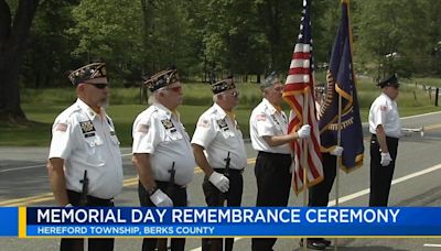 Hereford township ceremony honors veterans