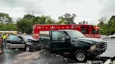 PHOTOS: One person taken to hospital after Gaithersburg crash