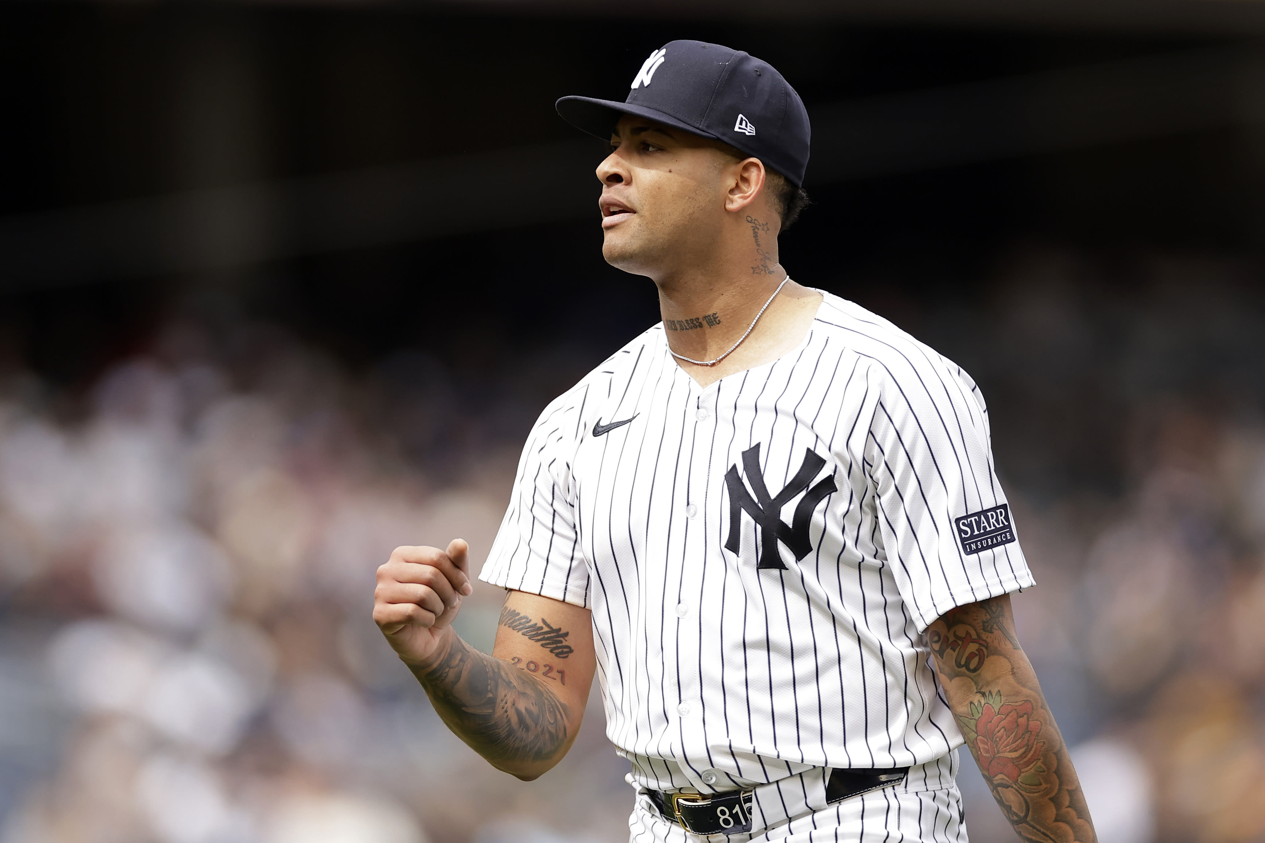 Luis Gil gets 1st big league win in 3 years, pitches Yankees over Rays 5-4