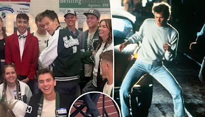 Kevin Bacon returns to ‘Footloose’ high school for film’s 40th anniversary after student campaign