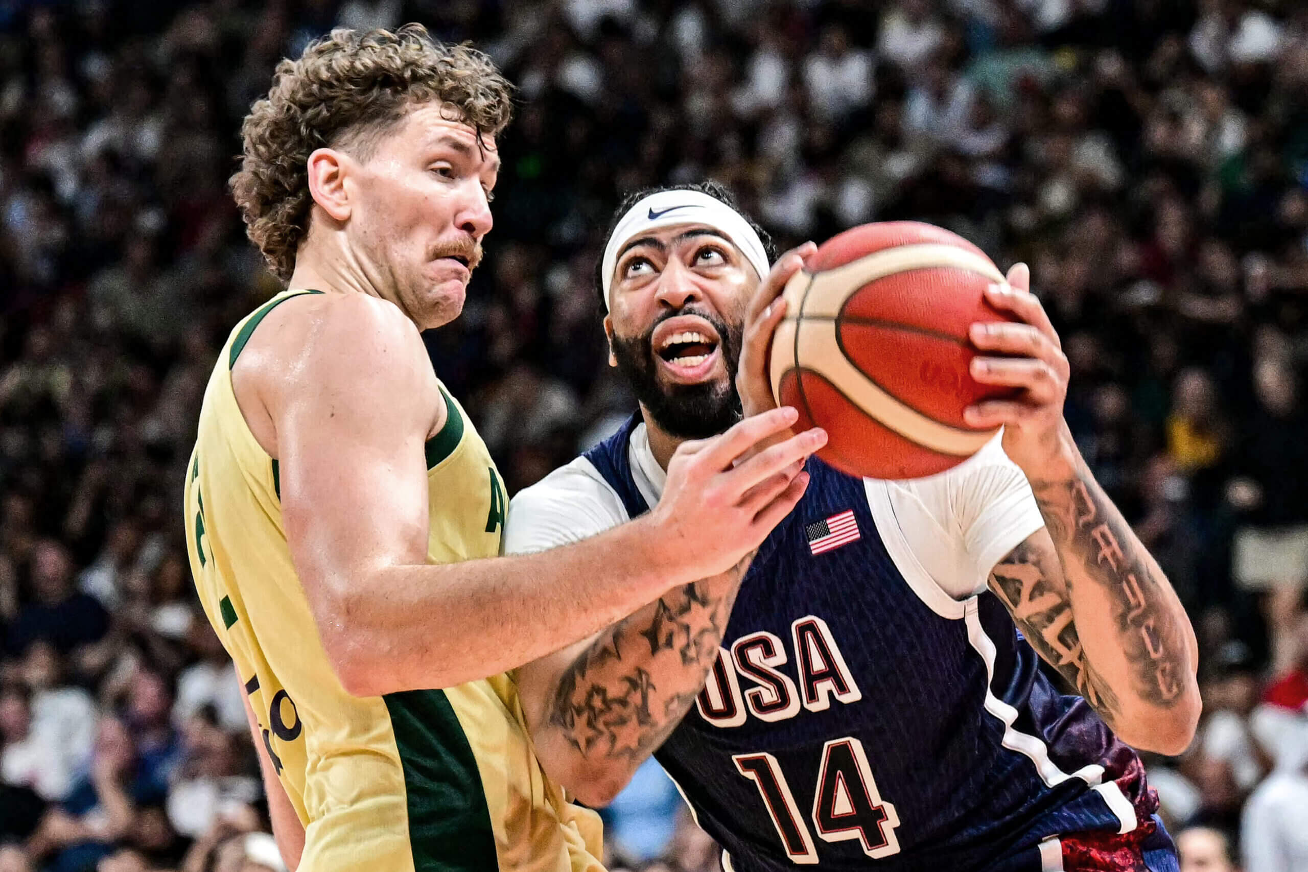 Anthony Davis' solid play for Team USA creates a tough question for Steve Kerr