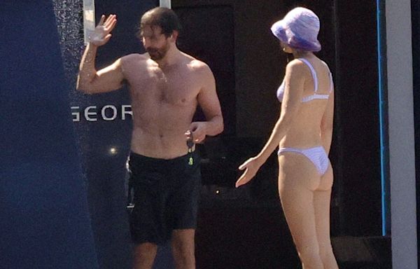 Bradley Cooper and Gigi Hadid Showing Lots of Skin on Yacht in Italy