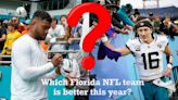 Who's better through 8 games? The 6-2 Miami Dolphins or the 6-2 Jacksonville Jaguars