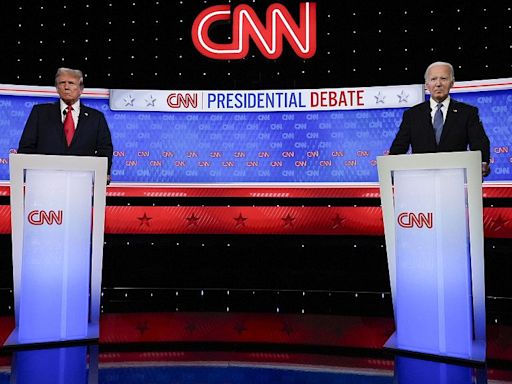Biden stumbles and Trump tells tall tales during first election debate