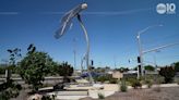 South Sacramento's Meadowview sculpture resurrected after adaptation for strong winds