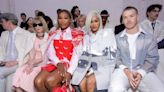 Serena Williams And Teyana Taylor Decorate The Front Row Of The Thom Browne Show During Paris Fashion Week