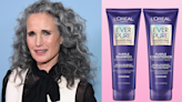 Andie MacDowell's favorite shampoo and conditioner for pampering gray hair is down to $16 a set