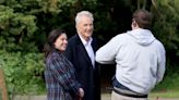 Jill Halfpenny and Larry Lamb film in Heaton as Channel 5 drama takes over park