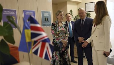 First British royal visits Ukraine since Russian invasion began