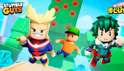 Stumble Guys collabs with My Hero Academia, bringing quirk-powered characters to the game