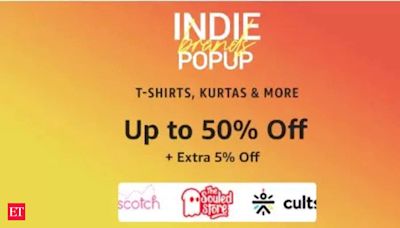 Indie Brands Pop-up Sale: Up to 50% off on T-shirts, kurtas and more