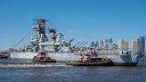 Legendary battleship returns to Camden after historical dry dock