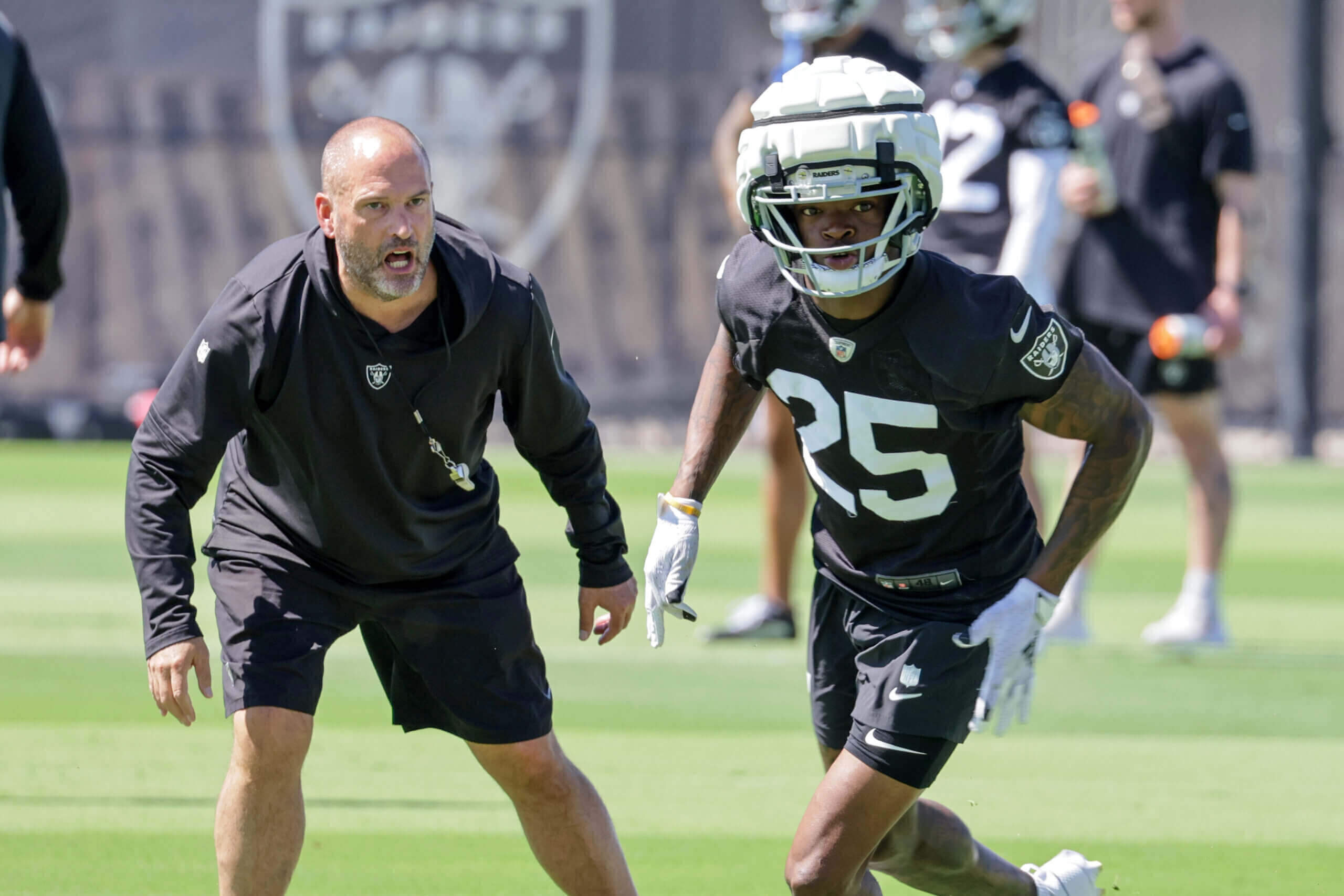 Raiders training camp: Confident secondary dominates as quarterback struggles continue