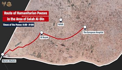 Israel anuncia pausas diarias desde las 08.00 hasta las 19.00 en una ruta del sur de Gaza para "facilitar la ayuda"