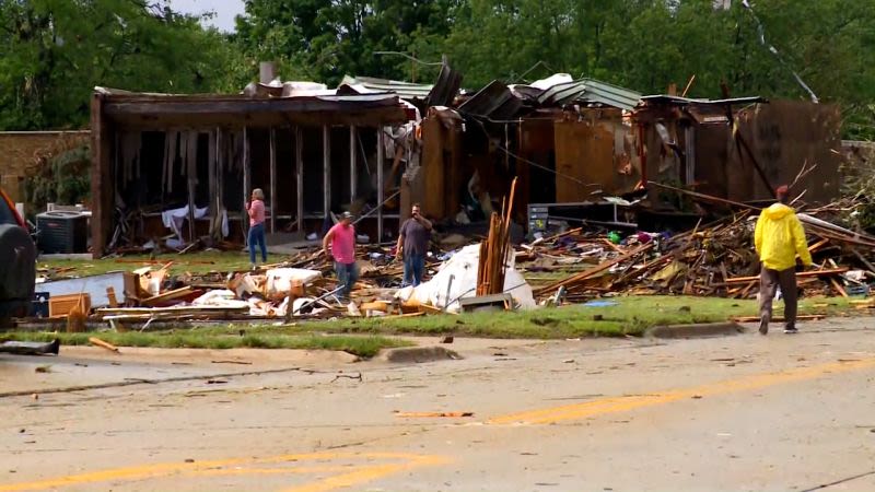 Multiple fatalities after tornado rips through rural Iowa city, official says, as severe storms rake the Midwest