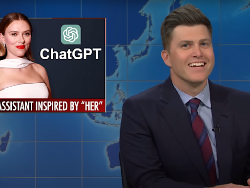 SNL's' Colin Jost forced to crack joke about wife Scarlett Johansson's body on 'Weekend Update'