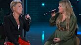 Kelly Clarkson and Pink Team Up for an Emotional Acoustic Duet of 'What About Us' — Watch!