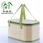 粽子竹籃子禮盒外包裝水果竹編制品端午禮盒土物產包裝雞蛋竹籃子