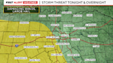 Slight risk of strong storms in North Texas Monday