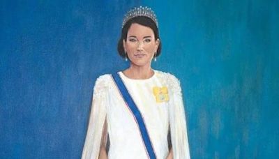 Novo retrato de Kate Middleton é alvo de críticas: 'A tela foi pintada por um adulto?'