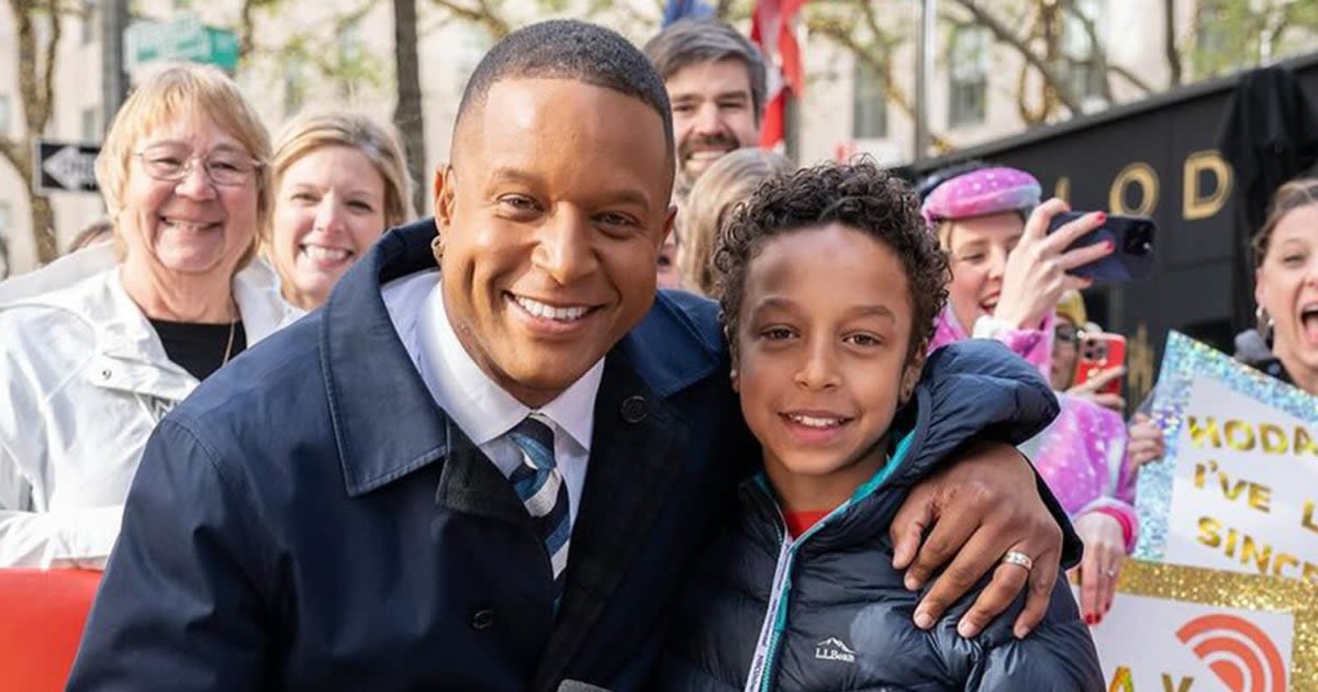Craig Melvin’s son interviews him about his new book, ‘I’m Proud of You’