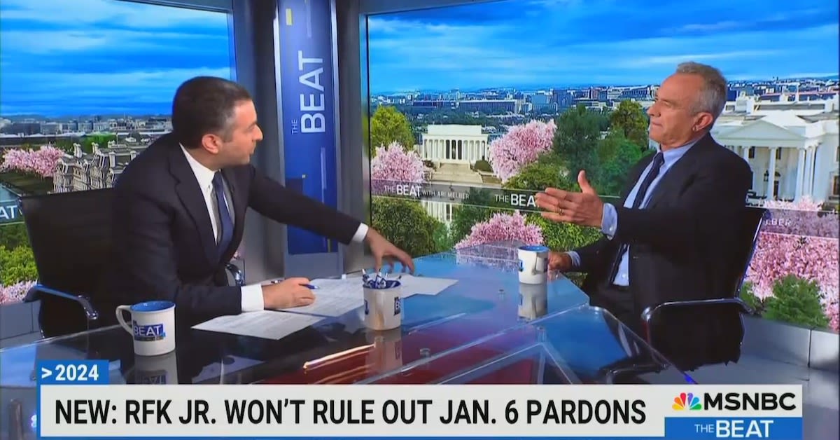 Robert F. Kennedy Jr. Clashes with MSNBC’s Ari Melber in Fiery Exchange: ‘You’re Trying To Get Me to Hate on President Trump!’