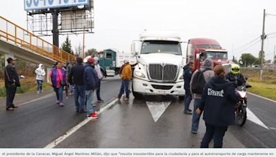 Piden que Gobernación solucione bloqueos en la Pachuca-Tulancingo