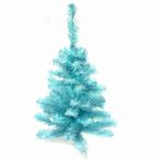 摩達客 台製豪華型3尺(90cm)冰藍色聖誕樹 裸樹 (不含飾品不含燈)