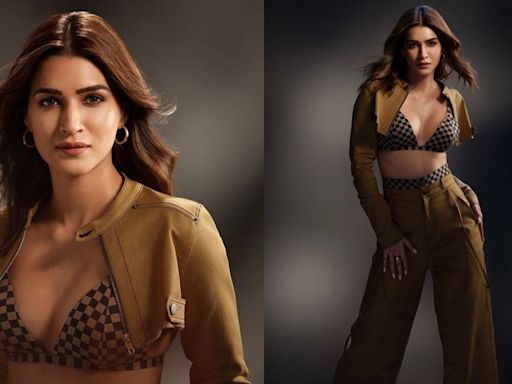 Kriti Sanon In Chequered Co-Ord Set Is When Geometry Meets Style - News18