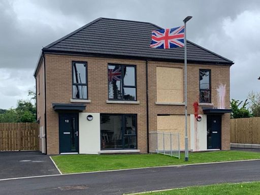 Damage to new-build homes was 'sectarian hate crime'