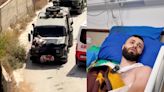 Palestinian shot and tied to Israeli army vehicle describes incident