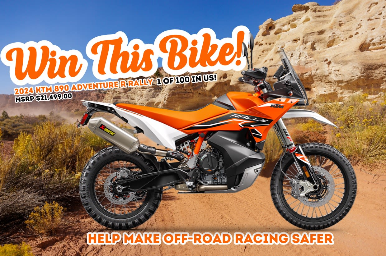 Kurt Caselli Foundation's 2024 KTM 890 Adventure R Rally Giveaway